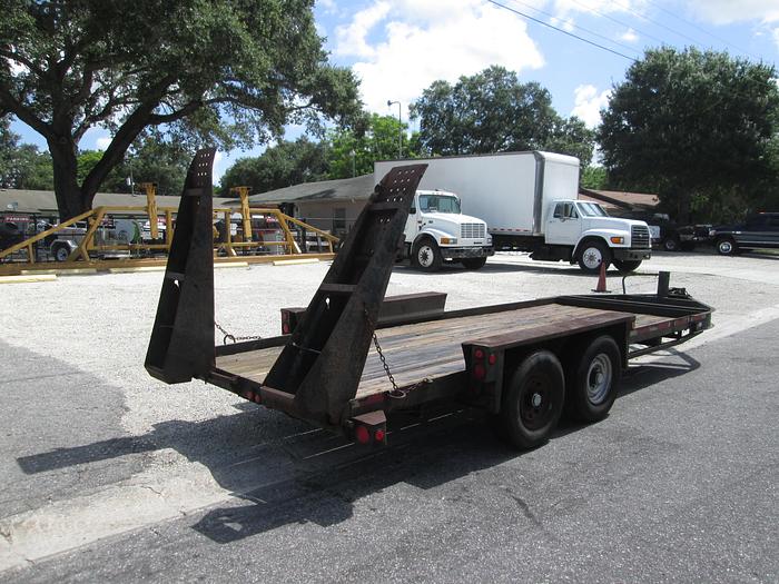 Used 2002 Belshe 18' Equipment Trailer