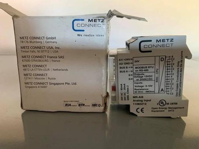 11083213 - Modbus module 8AI 24VAC/VDC, Metz Connec