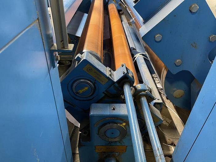 Used 110" (2800mm) JAGENBERG CONWIND II TWO DRUM SLITTER REWINDER 60" DIAMETER