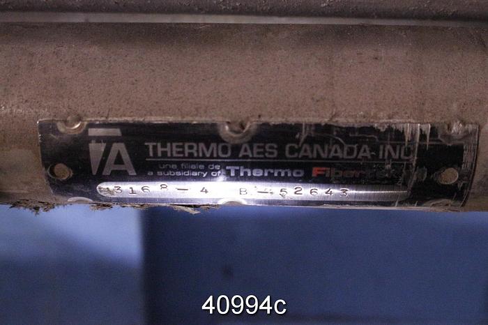 Used AES Shower, 124" Working Face, SS #40994