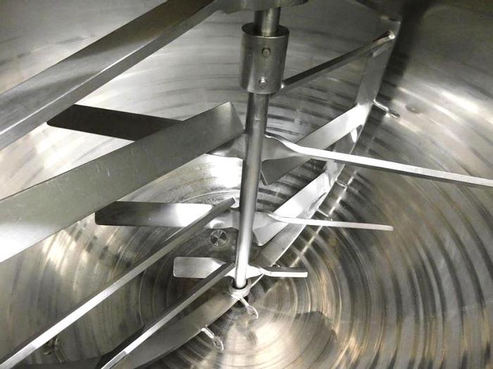 Used 150 GALLON JC PARDO DOUBLE MOTION KETTLE - S/S - JACKETED