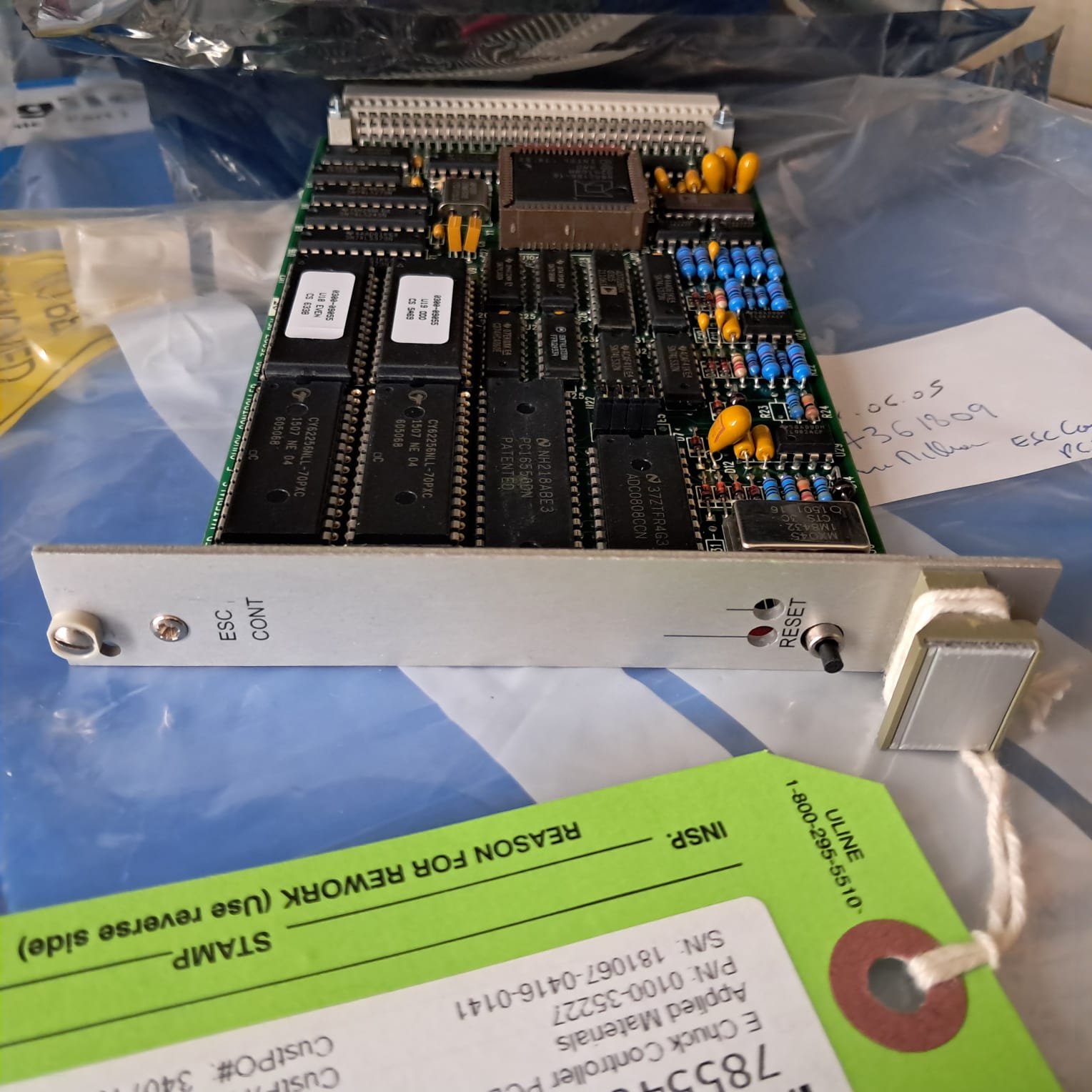 Applied Materials AMAT 0100-35227 7855401 E CHUCK CONTROLLER PCB