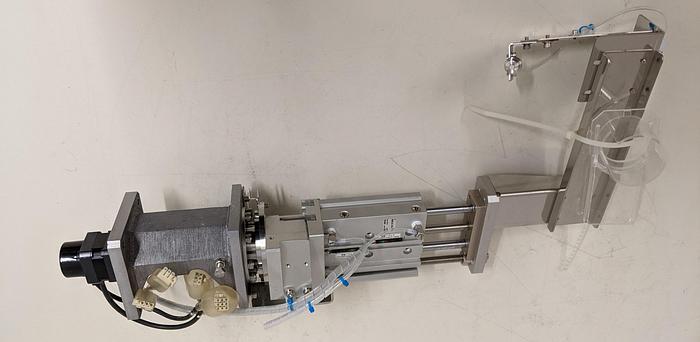 Used SMC & Oriental Motor Co., Ltd. MGP Compact Guide Cylinder / VEXTA 5 Phase Stepping Motor