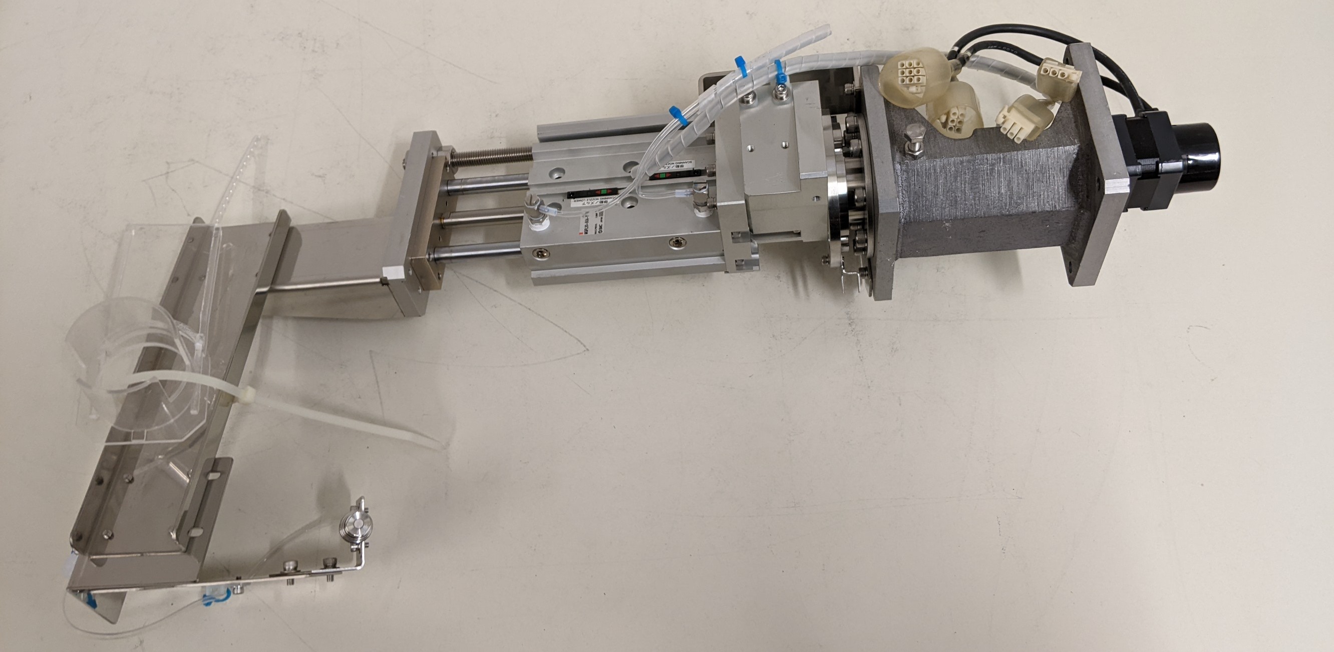 Used SMC & Oriental Motor Co., Ltd. MGP Compact Guide Cylinder / VEXTA 5 Phase Stepping Motor