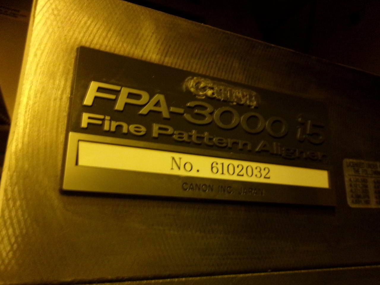 Used 1997 Canon FPA-3000 i5+