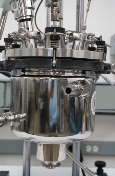 Used Kinematica Reactron RT 2 liter Benchtop Reactor with stainless pressure vessel