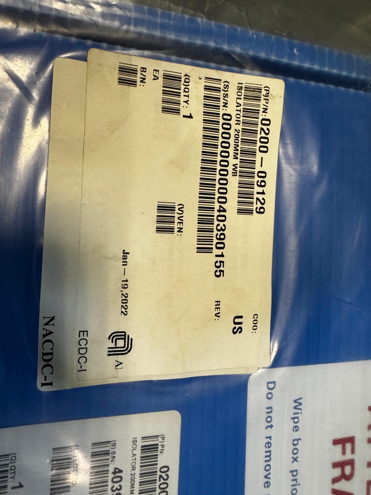 Applied Materials AMAT 0200-09129 ISOL 200MM WB