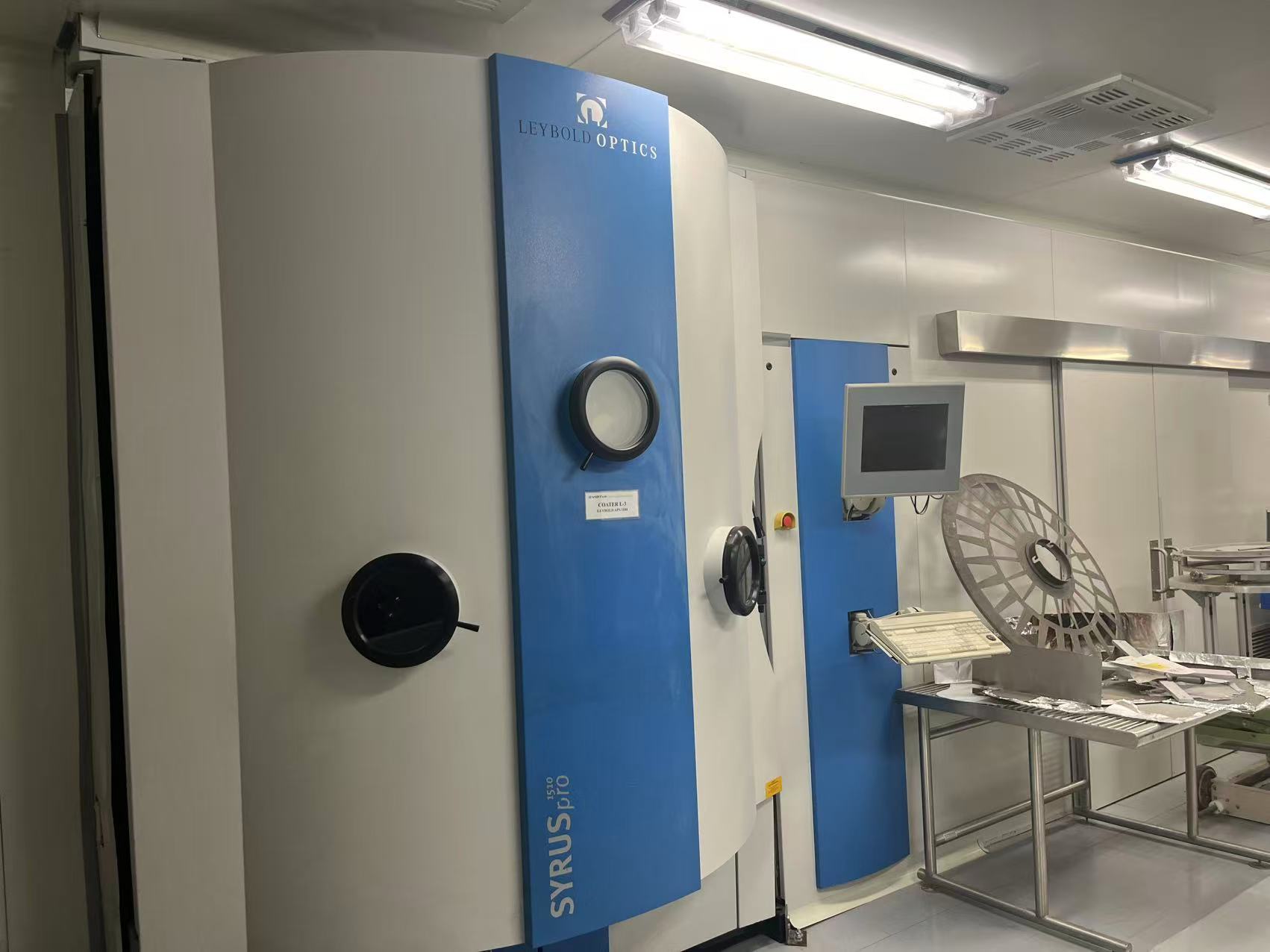 Used Leybold Optics SyrusPro 1510 Double APS Evaporator System