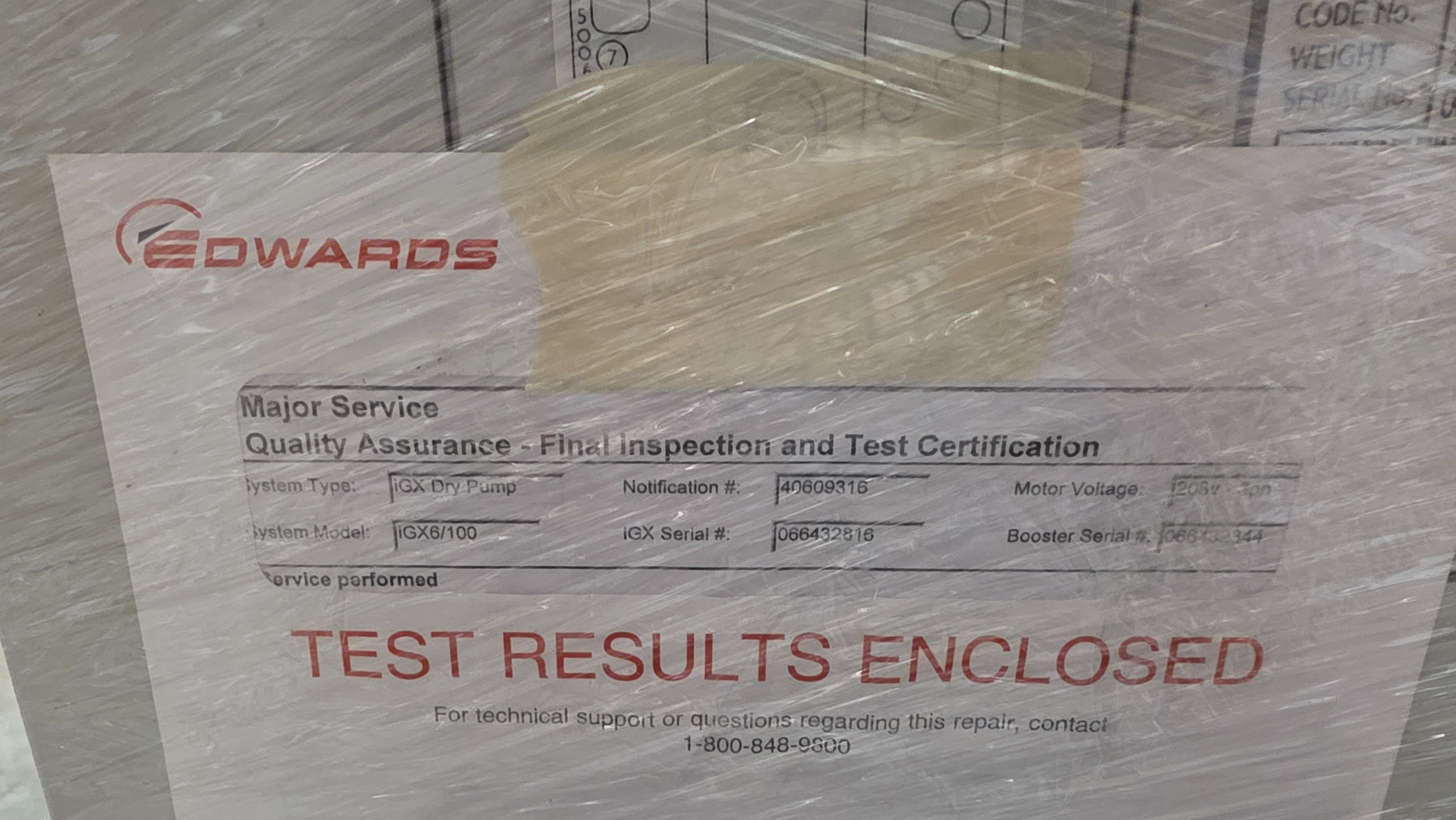 2013 Edwards iGX6/100L