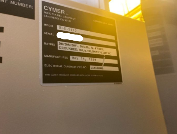 Used 2000 NIKON NSR S-203B Stepper