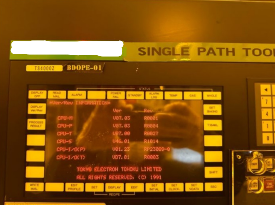 Used 2000 TEL Alpha 8S-Z