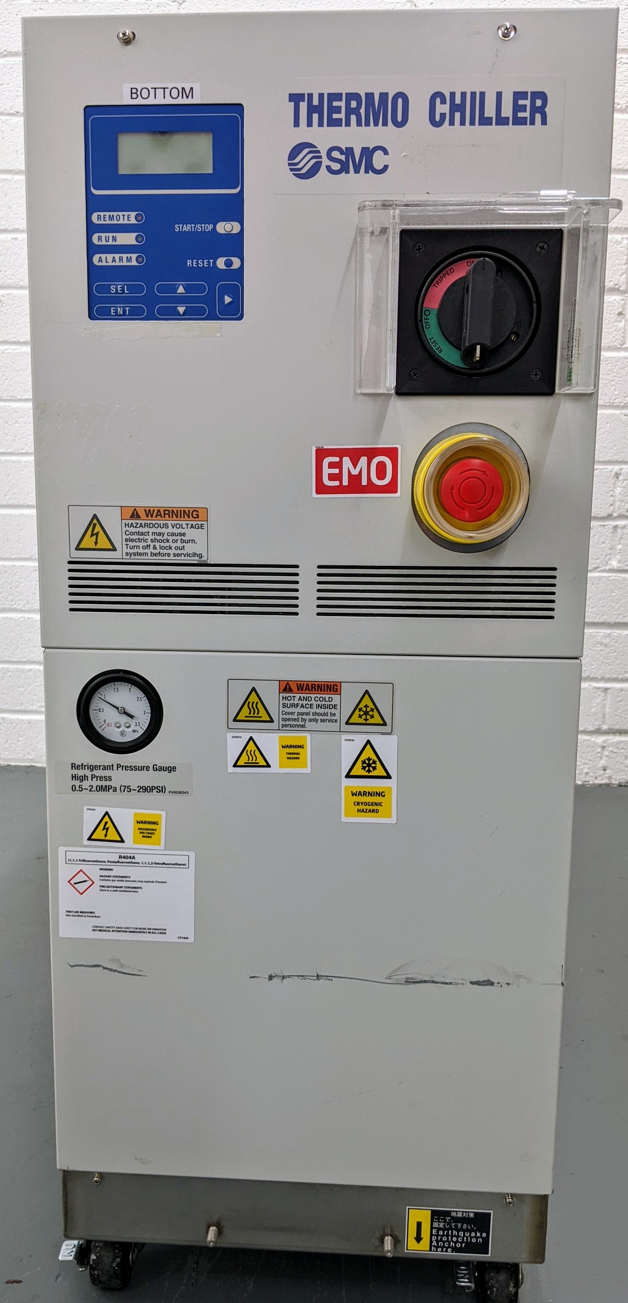 Used SMC Corporation Chiller