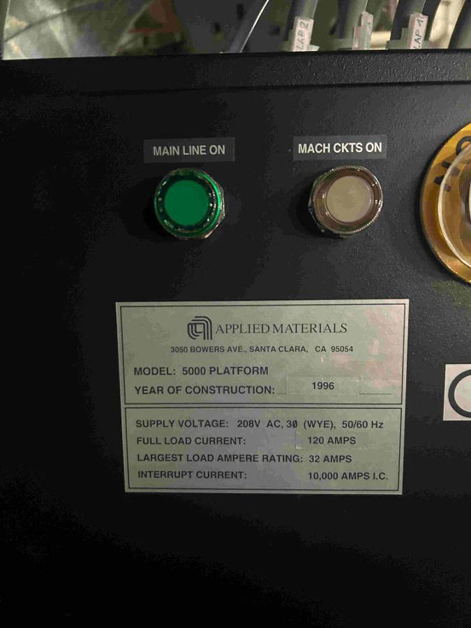 Used 1996 AMAT P 5000 MxP+ Etcher