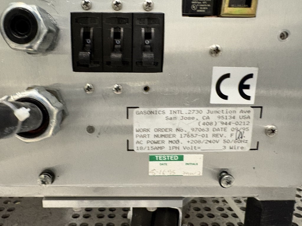 Used 1995 Gasonics L3510 - 150mm Asher