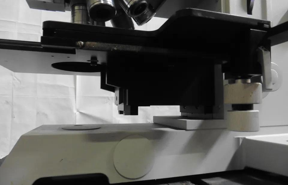 Used REICHERT-JUNG Polyvar MET 30 06 04 Upright Microscope w/ Polaroid Camera