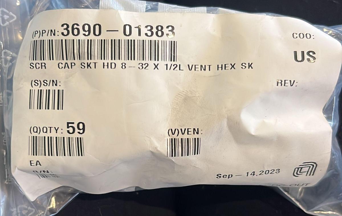 Used Applied Materials AMAT 3690-01383 ELECTROSTAT CHUCK SCR CFO