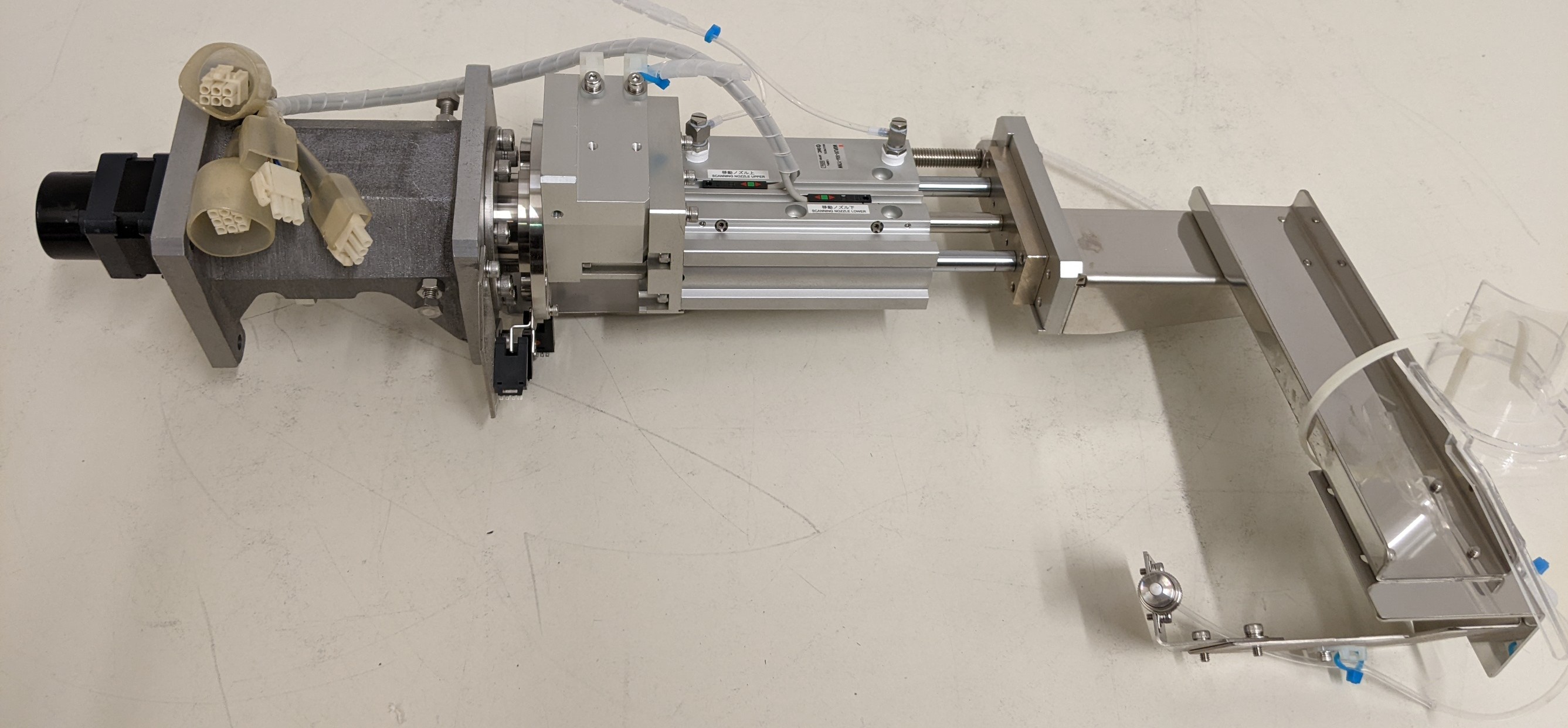 Used SMC & Oriental Motor Co., Ltd. MGP Compact Guide Cylinder / VEXTA 5 Phase Stepping Motor