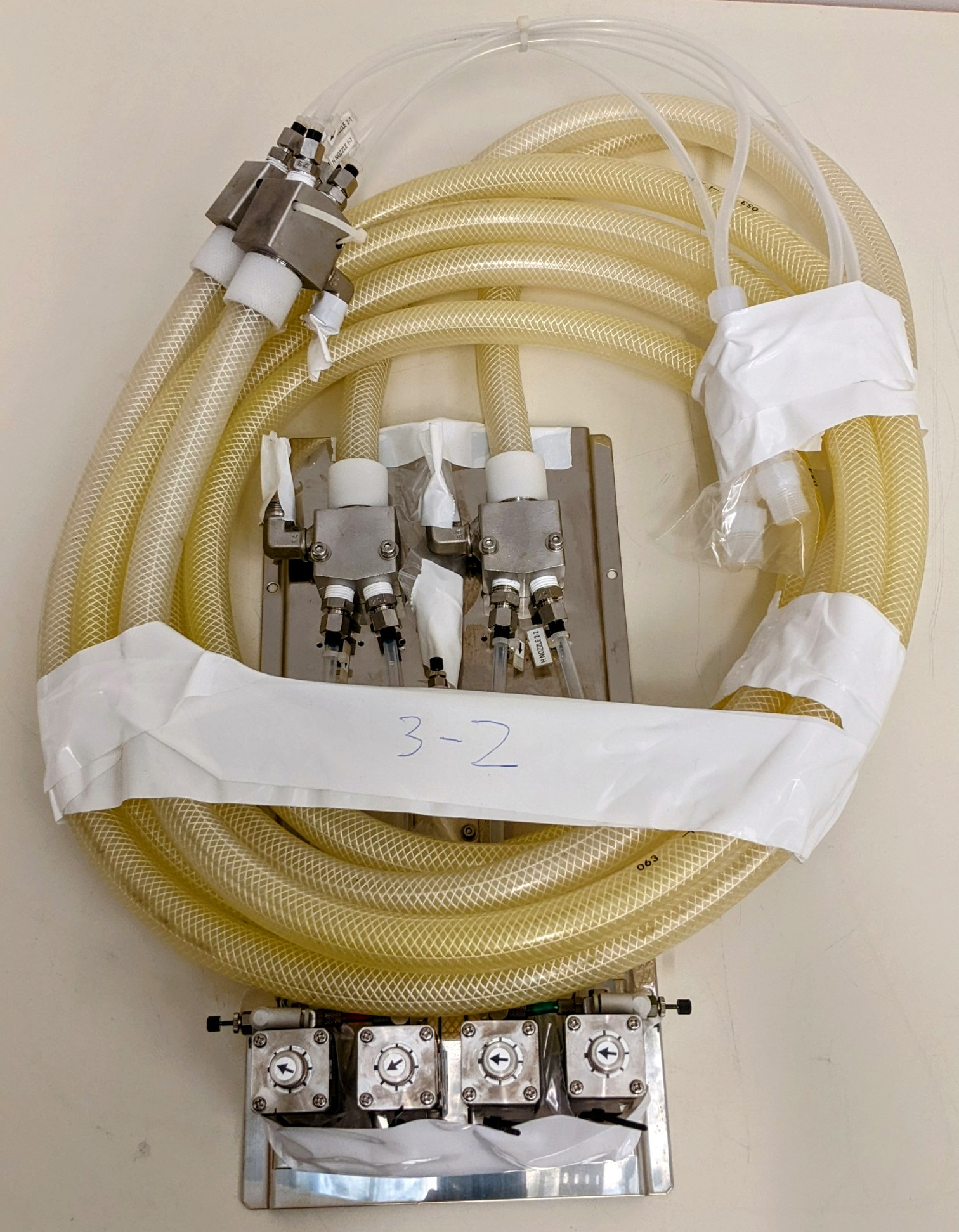 Used TEL Act 8 Part Dev 3-2 Dispense Line/Dispense Valves/Water Jacket - Chemical Area Assembly