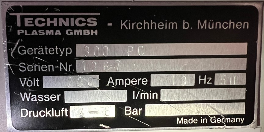 Used 2000 Tepla 300PC
