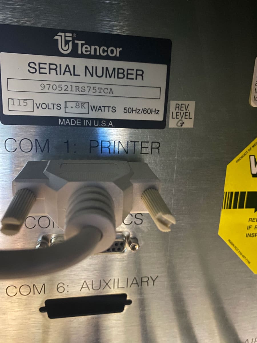 Used 1996 KLA  TENCOR Prometrix RS75 TCA Refurbished Wafer Testing