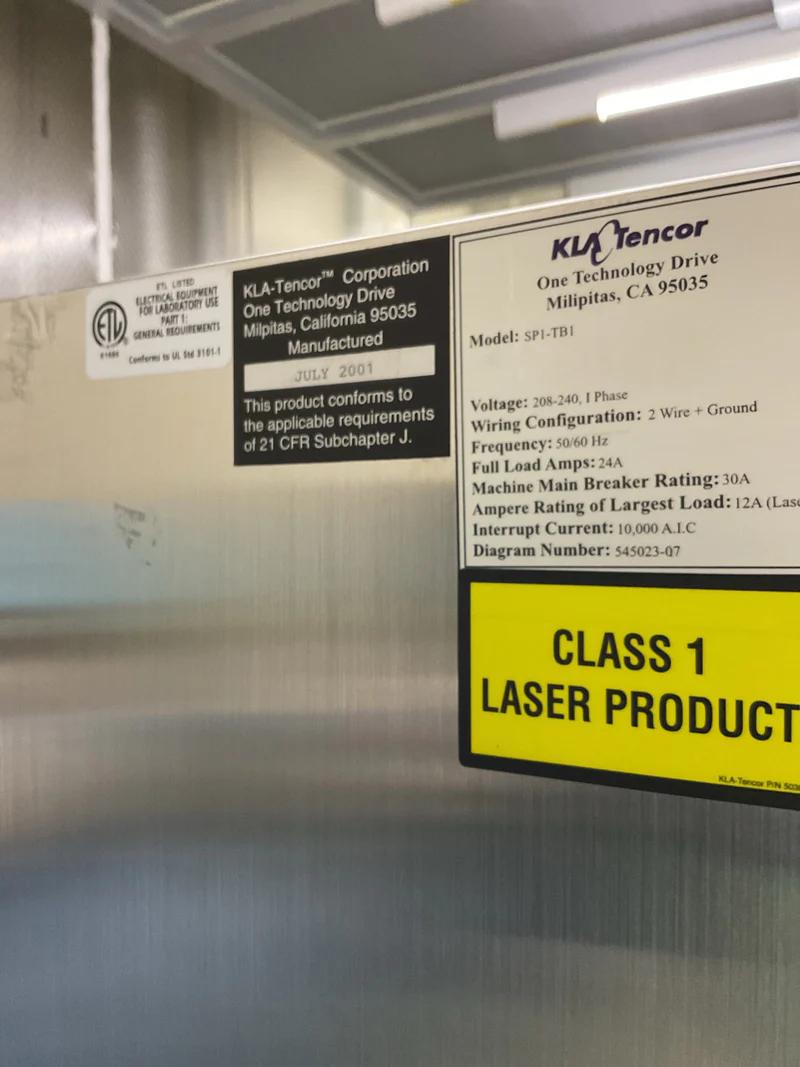 Used 2001 KLA Surfscan SP 1 TBI Inspection System