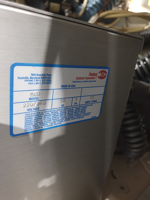 Used Axcelis / Fusion 200 MCU Asher