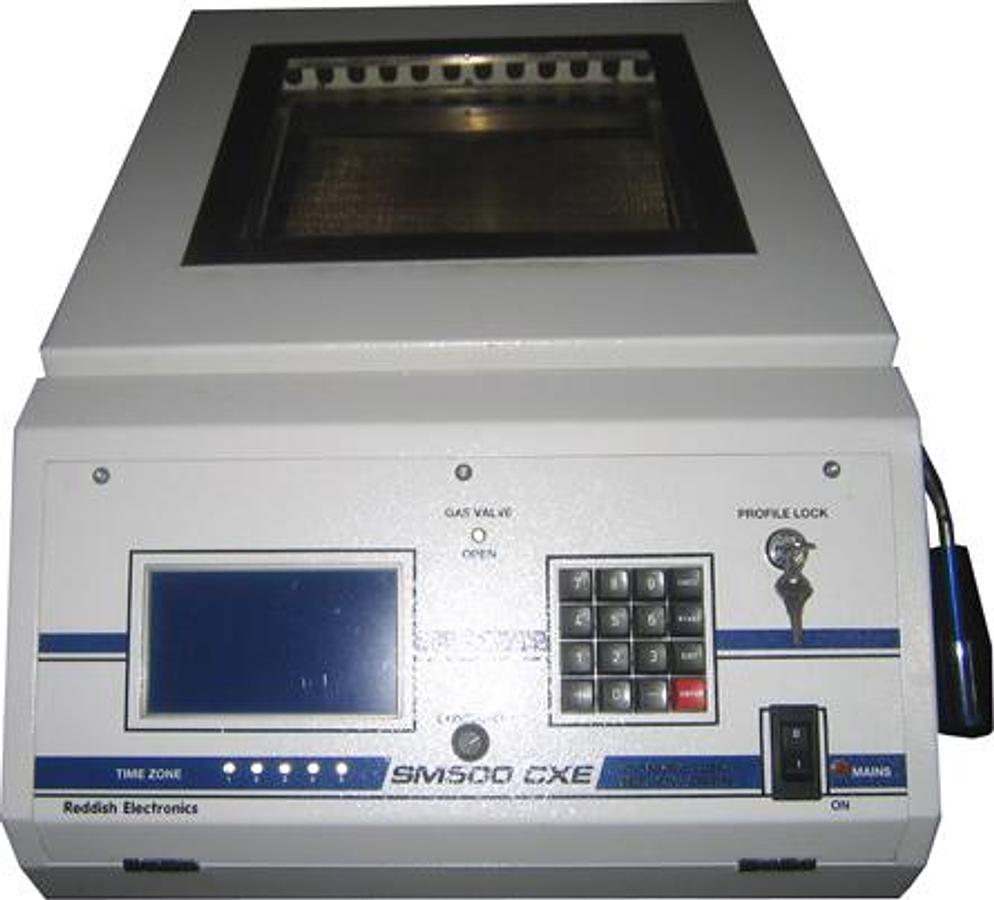 Used REDDISH ELECTRONICS SM500 CXE reflow oven