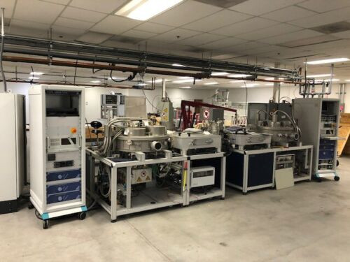 Used Von Ardenne Sputter, 2 Cluster Tool - Model CF 850S, Turbo pump, Brooks Robot