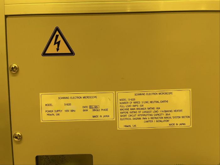 Used 2001 Hitachi S-9220 CD SEM