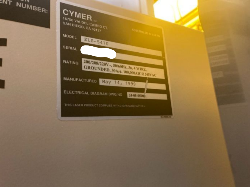 Used 2000 NIKON NSR - S203B