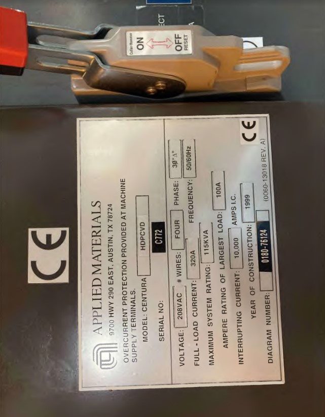 Used AMAT Centura HDP 8 inch System