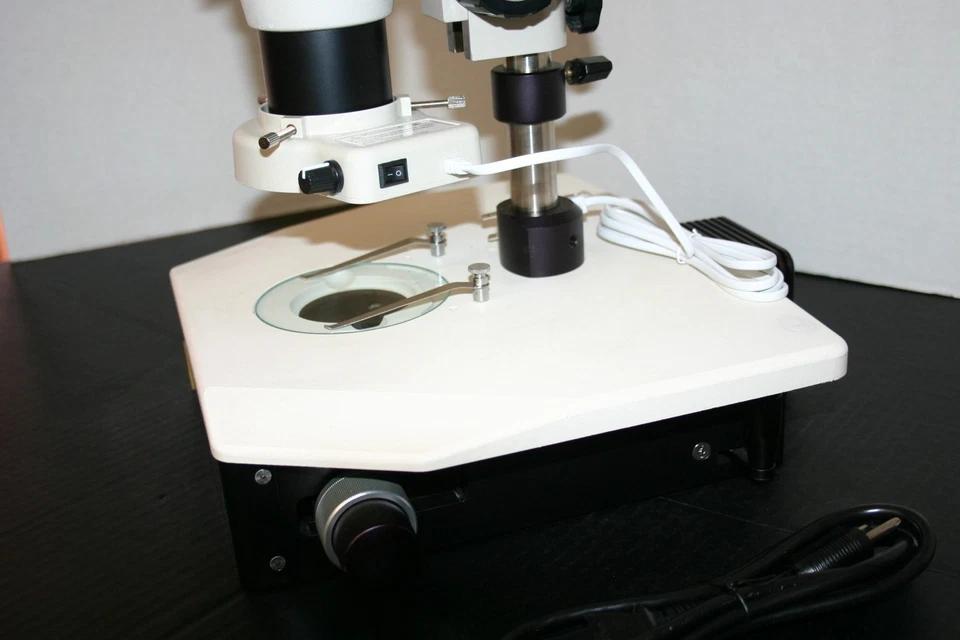 Used NIKON SMZ-800 Binocular Stereozoom Microscope 10-63X on Desktop Stand