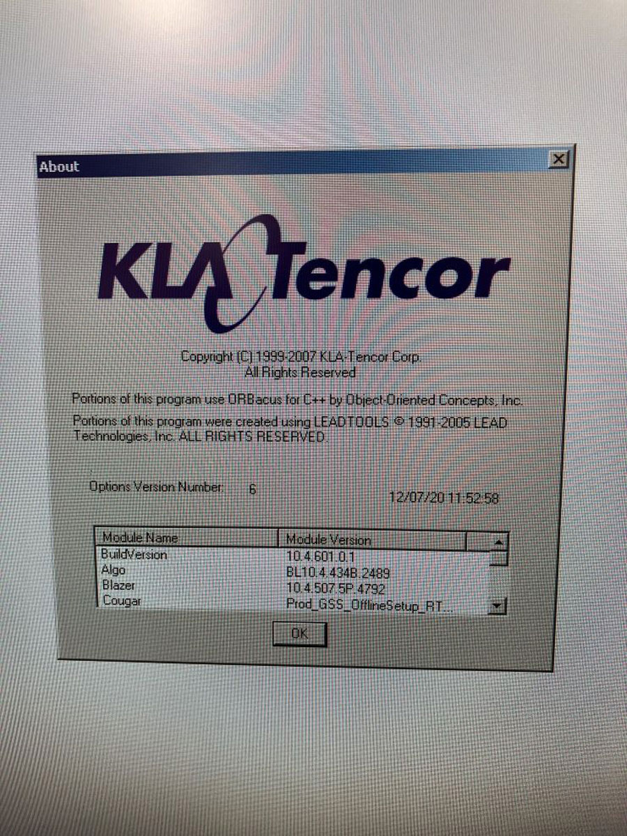 Used 2017 KLA-Tencor 2367