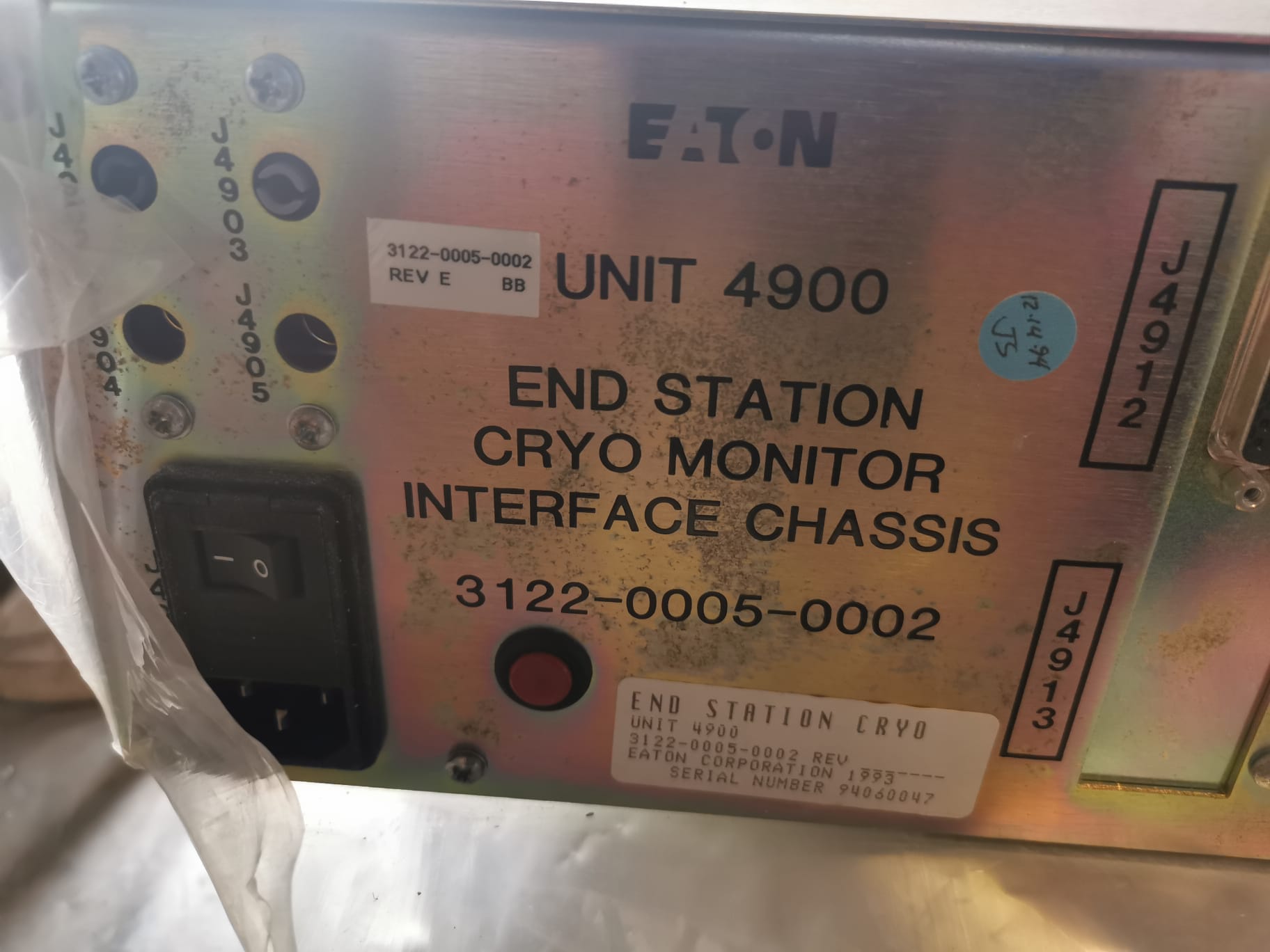 Used Eaton Nova 6200AV Power One Ion Beam Monitor