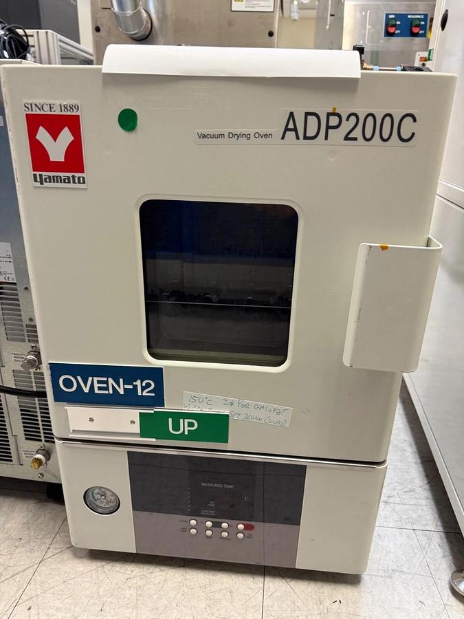 Used Yamato ADP200C Programmable Vacuum Drying Oven 115VAC, 10L Capacity