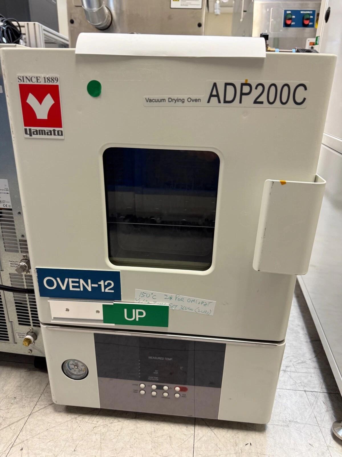 Used Yamato ADP200C Programmable Vacuum Drying Oven 115VAC, 10L Capacity