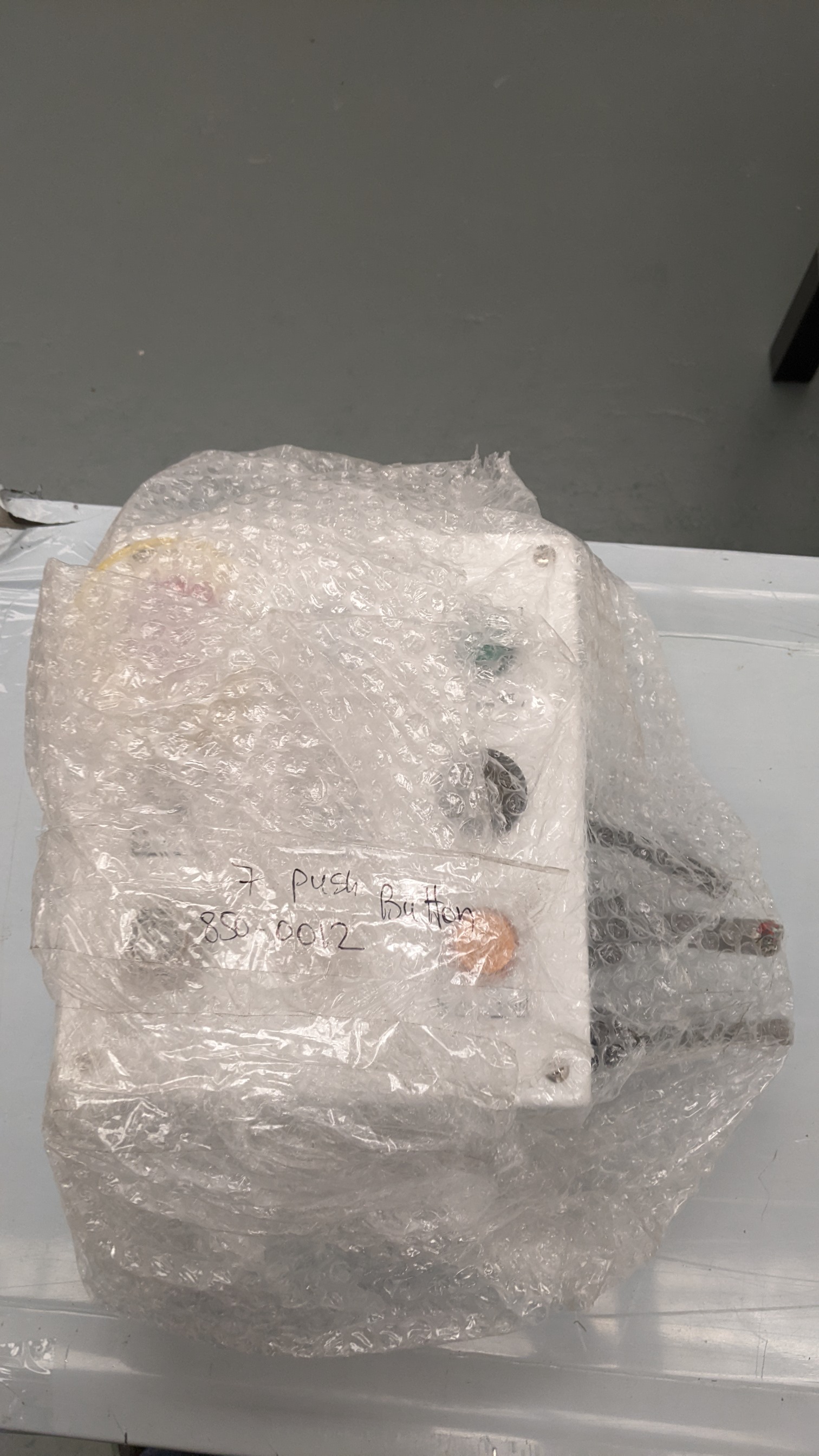 Used Alphatek? 7 Push Button Electrical Box