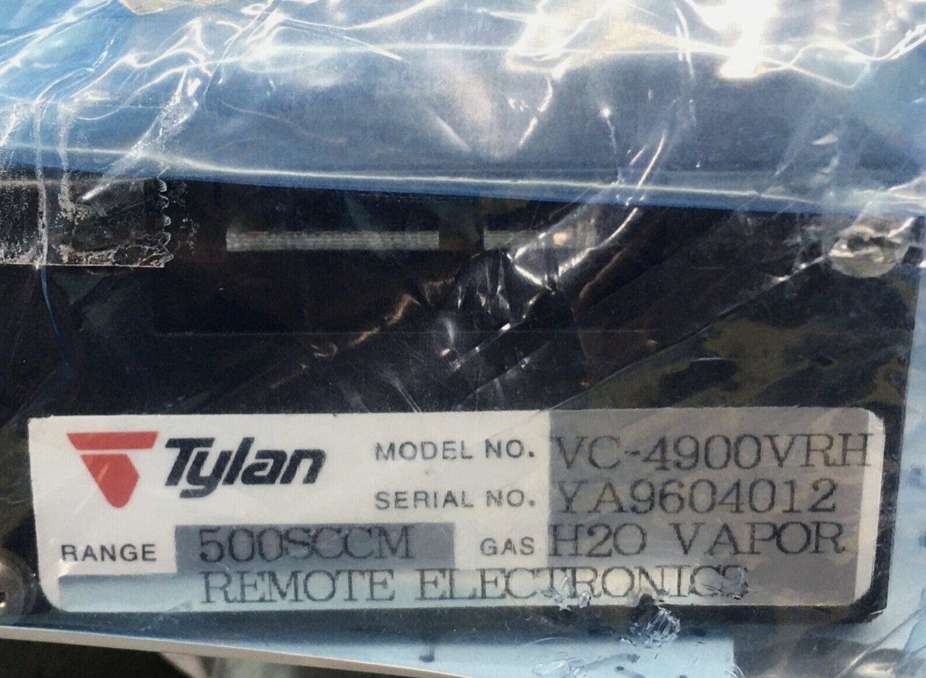 Used Tylan C-4900VRH Mass Flow Controller MFC + Remote Electronics + Cable, 128153