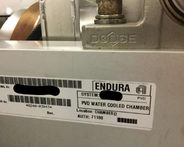 Used 2003 AMAT Endura HP PVD