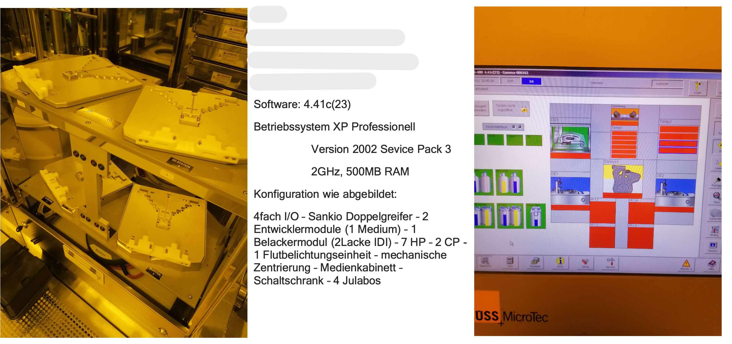 Used Karl Suss Gamma