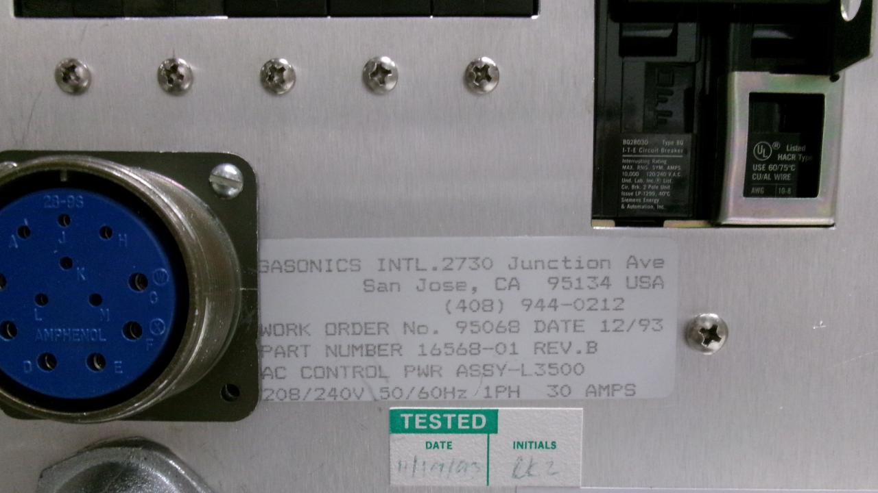 Used Gasonics L3510
