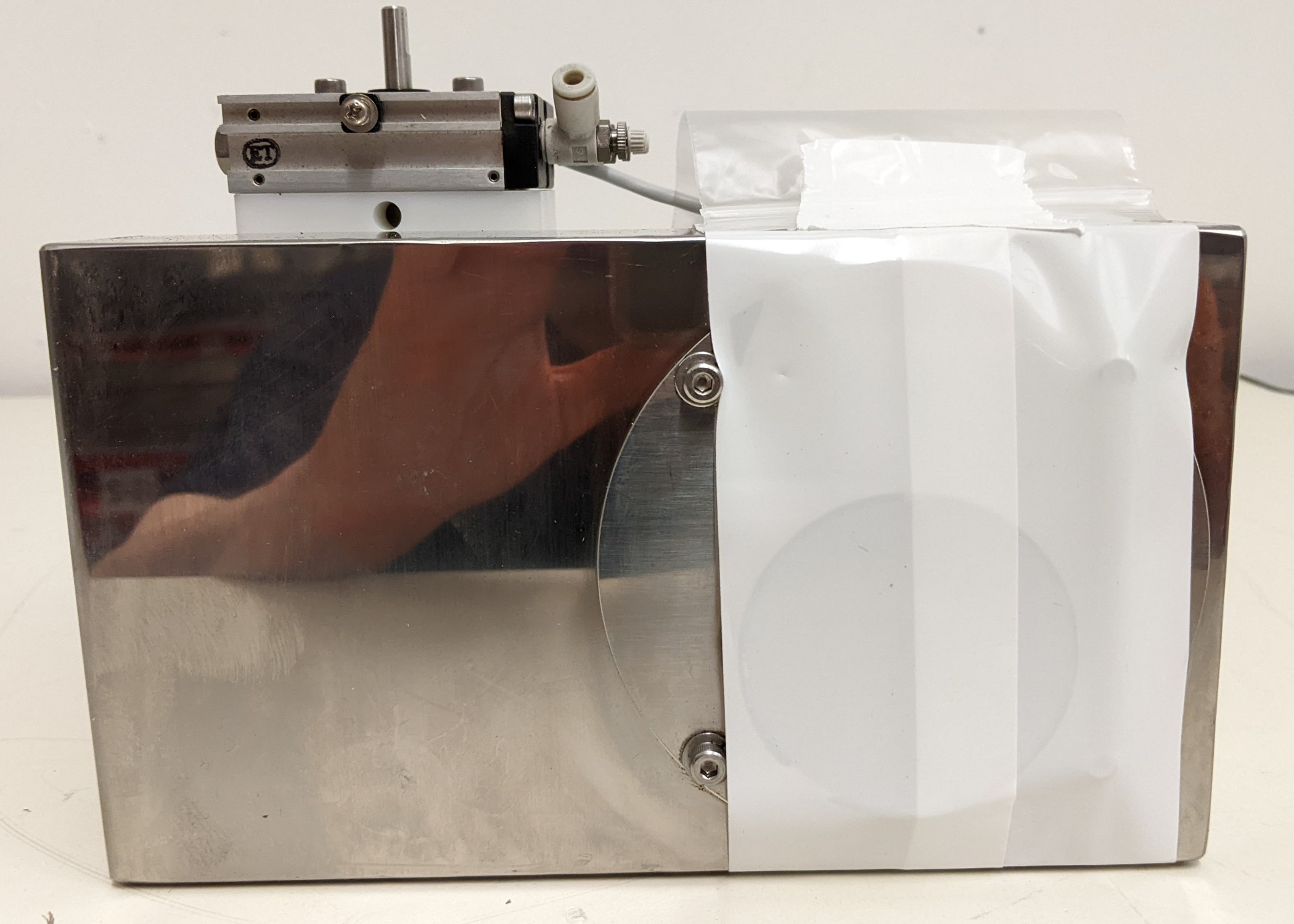 Used TEL Act 8 Part Dev 3-3 Exhaust Duct/Auto Damper/Manual Damper/Mist Trap Assembly