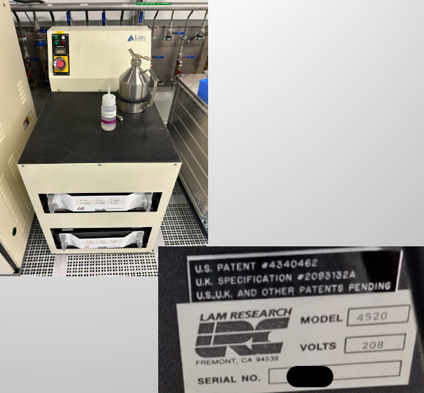 Used LAM Research 4528XL Oxide Etch