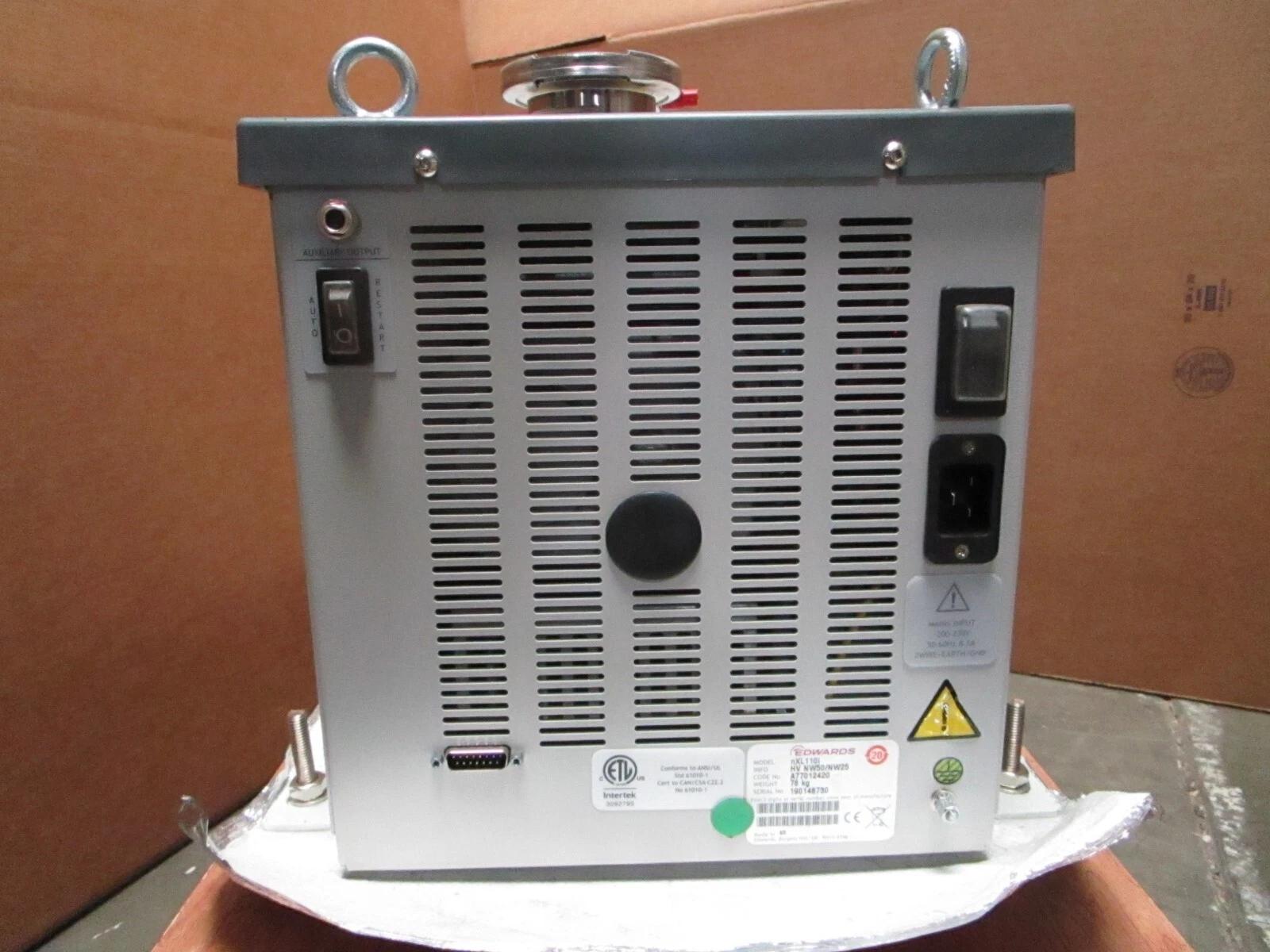 Used EDWARDS nXL110i DRY VACUUM PUMP, HV NW50/NW50, A77012420, 117537