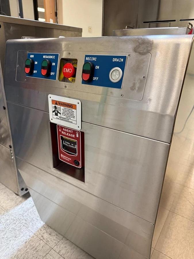 Used Megasonic Stainless Steel Cleaning System for Water or Solvents