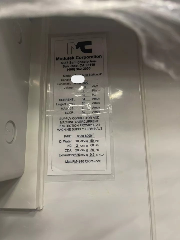 Used Modutek Phosphorous bench