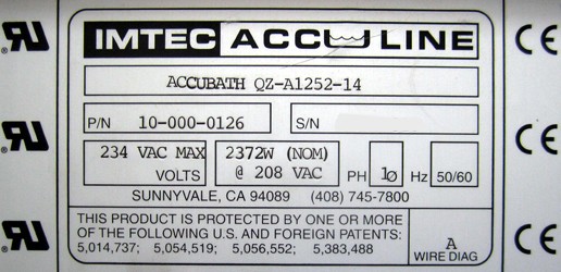 Imtec Acculine QZ-A1252-14