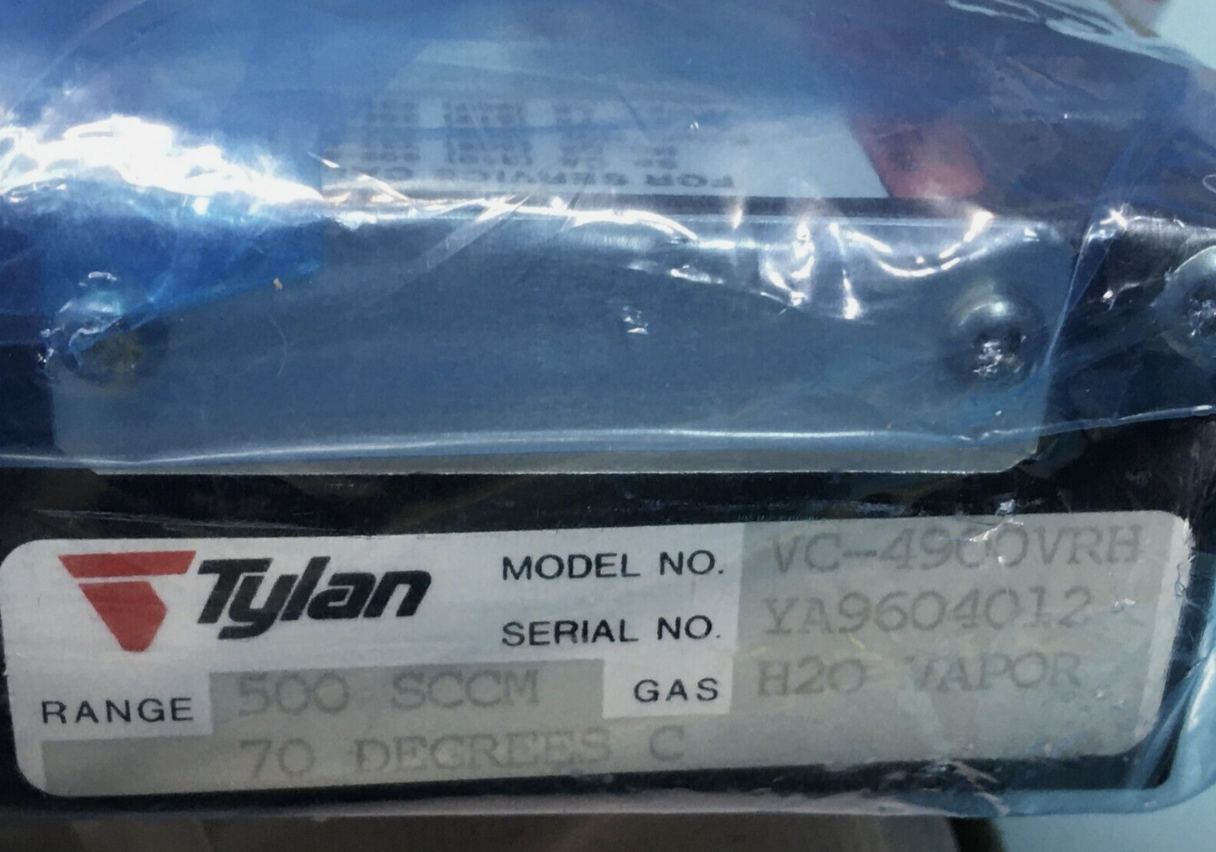 Used Tylan C-4900VRH Mass Flow Controller MFC + Remote Electronics + Cable, 128153