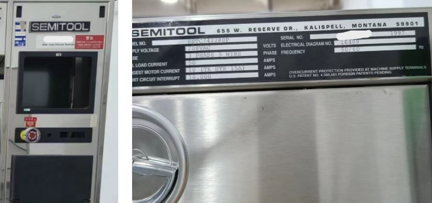 Used 1997 Semitool SSTC74228OP