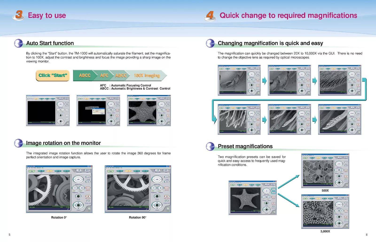 Used Hitachi Hightech TM1000 Tabletop Miscroscope